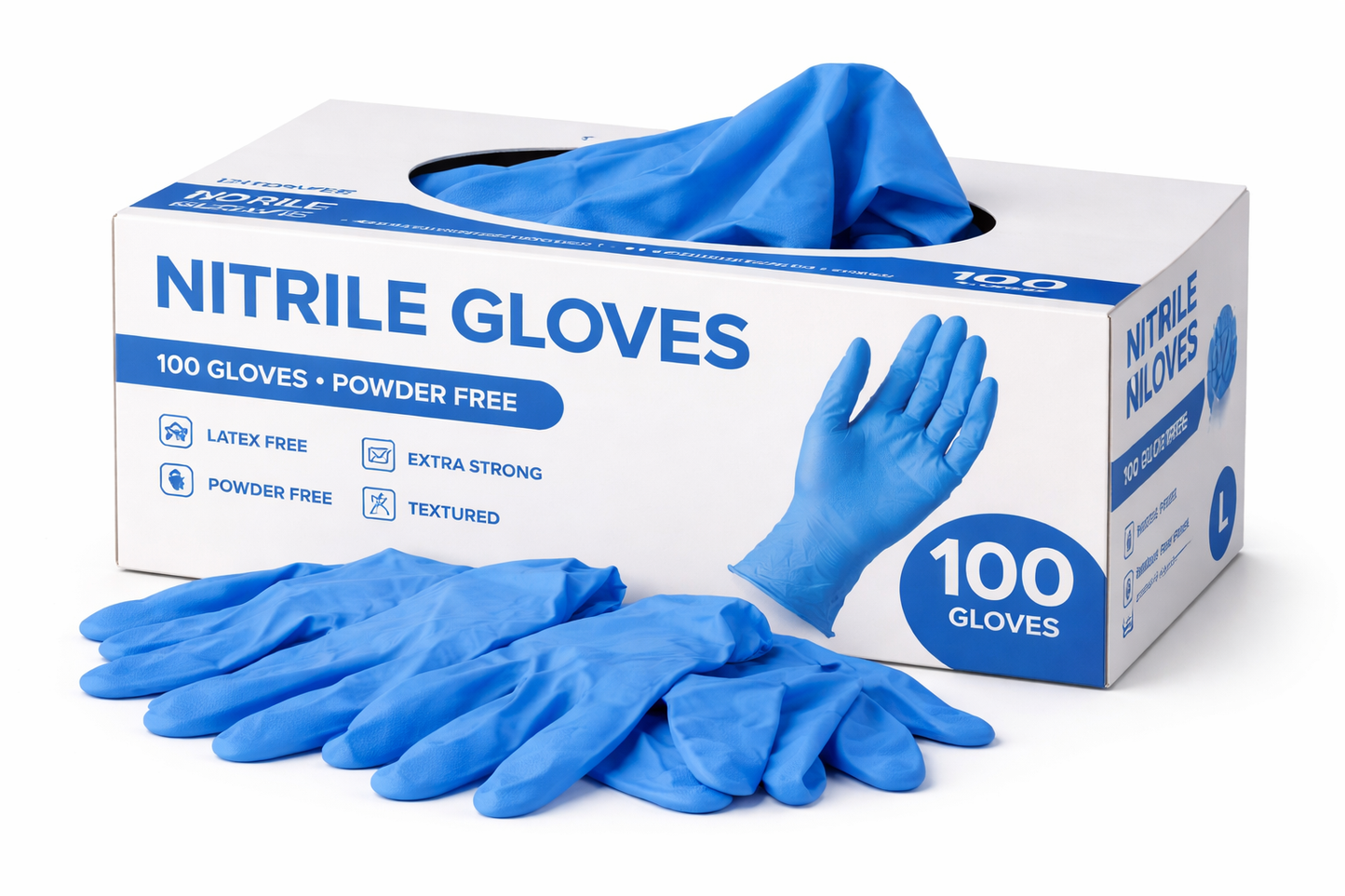 Nitrile Exam Gloves (Box of 100)